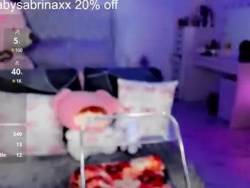 babysabrinaxx on Chaturbate 